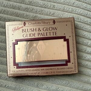 Charlotte Tilbury Hollywood Blush & Glow Palette in Gold and Burgundy *NWT*